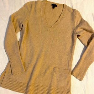 Jcrew Tan Tunic Sweater